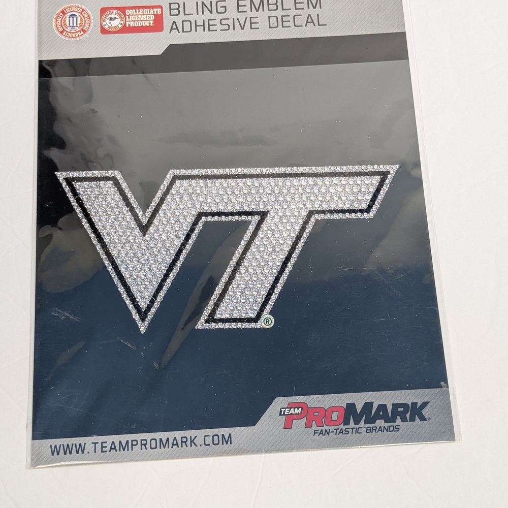 VT Rhinestone Iron-On Patch - Picture 2 of 5